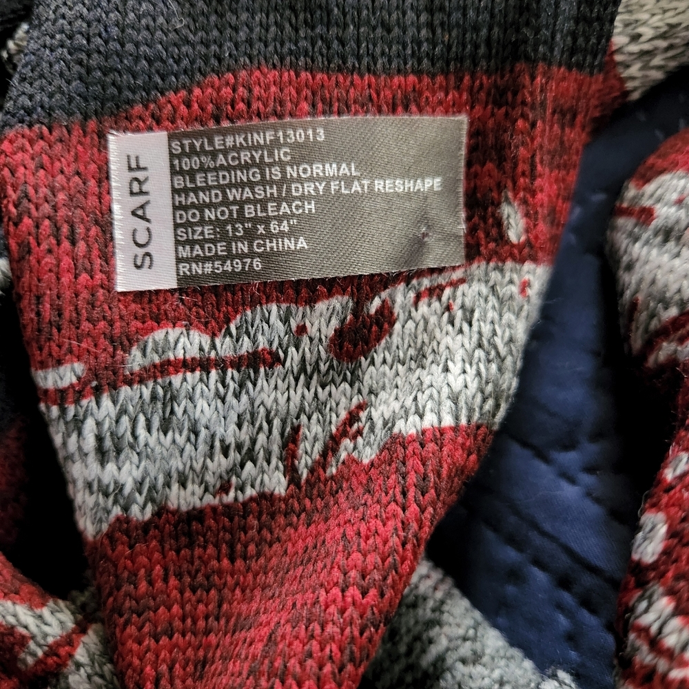 Patriotic Infinity Scarf - Picture 2 of 2